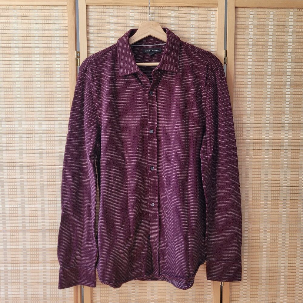 BANANA REPUBLIC Men's Long Sleeve Shirt
